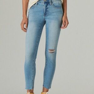 Lucky Brand Women’s Jeans - Mid Rise Ava Skinny Faded Light Blue 00/24a